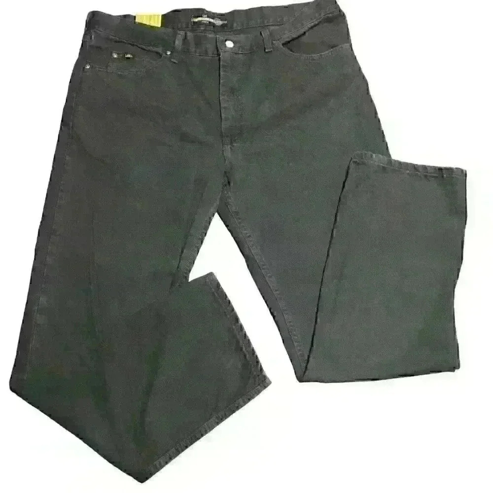 NWT Lee‎ Regular Fit Straight Leg black marked Irregular Sz 40x32